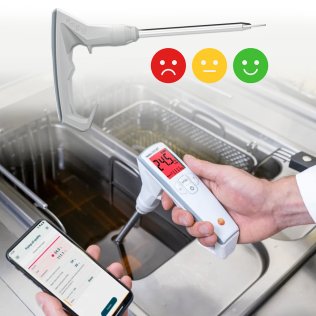 TESTO 270 Tester olio frittura SMART con connettività BT | 0563 2770 | Qualificato HACCP