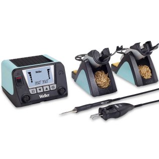 Weller WT2023M Stazione Saldante 2 Canali Per Rilavorazione | Kit Completo di Accessori | T0053462699