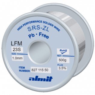 Almit 827 115 50 | Filo Lega LFM-23S SRS-ZL 1mm 0.5Kg ROL0