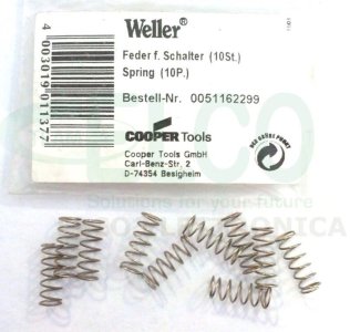 T0051162299 Set 10 molle per saldatori Weller