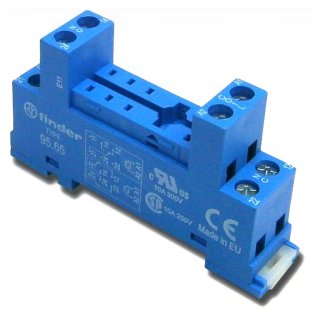 Finder 95.65.SMA DIN rail socket for 5 mm pitch relay
