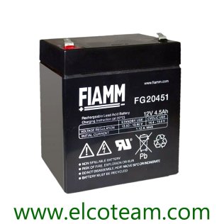 Fiamm FG20451 Batteria ermetica al piombo 12V 4,5Ah