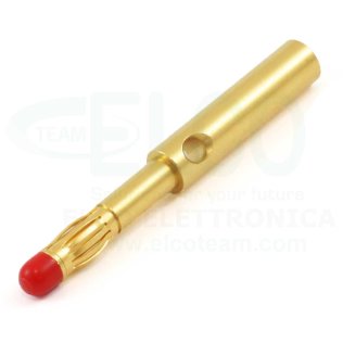 Multi-Contact LS425-SK 4mm Gold Banana Plug with 22.1022 Rear Socket