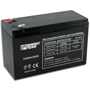 Lead 12V 9Ah EnergyTeam rechargeable battery