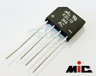 MIC KBL10 Single-phase Diode Bridge