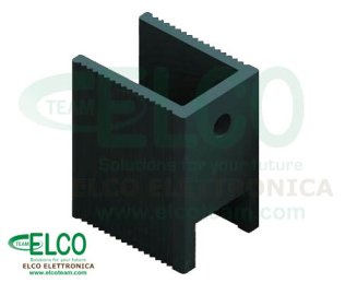 Tecnoal ST-T25A Dissipatore per TO-220 Anodizzato Nero