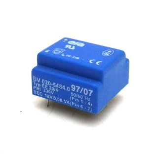 Encapsulated Transformer Era EE20 0.08VA - 230V - 18V