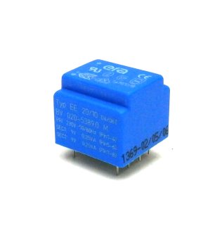 Encapsulated Transformer Era EE20 0.5VA - 230V - 2x9V