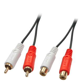 Lindy Cavo Audio 2 x RCA Maschio/Femmina 2 metri