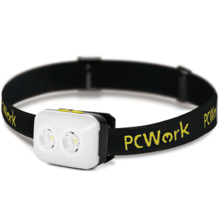 PCWork PCW12C | Torcia Led Frontale Ricaricabile 380lm