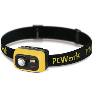 PCWork PCW12D | Torcia Led Frontale Ricaricabile 300lm