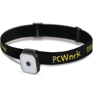 PCWork PCW12E | Torcia Led Frontale Ricaricabile 200lm