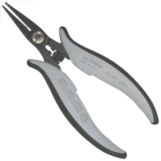 Piergiacomi PN 5008 D | Pinza Piatta Liscia 5mm | Versione Dissipativa ESD