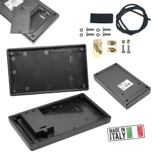 Teko TB-1BK.9 electronics enclosure 160x94x25 mm with battery compartment and IP65 seals