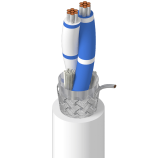 BELDEN 9841 | BUS system cable 1x2x0,20mm² Grey