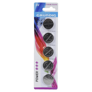 Lithium battery CR2450 3V Blister 5pcs Grundig