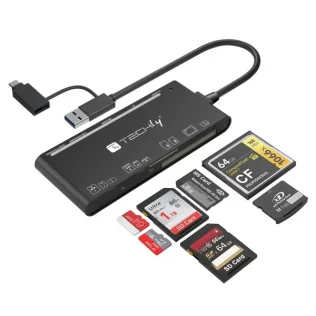 Lettore di Memorie SD 7 in 1 USB 3.0 Tipo A e USB-C™