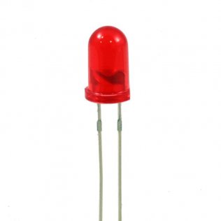 100x diodo rosso 3mm lente diffusa tipo "wtn-3-2400 r" LED rosso confezione grande 