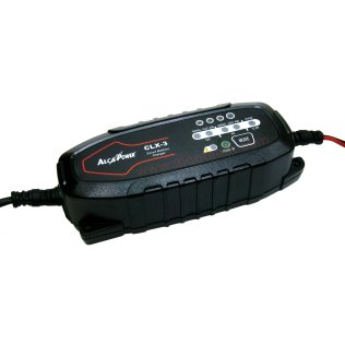 Alcapower CLX-3 Caricabatterie automatico per batterie al piombo e litio LiFePO4 da 4Ah a 75Ah