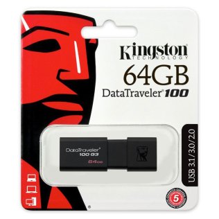 Kingston DT100G3/64GB Pen drive USB 3.1 da 64GB