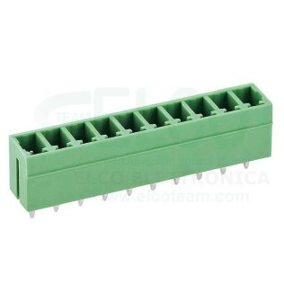 Connettore Maschio Verticale 10 poli passo 3,5mm Tianli TLPHC-001V-10P