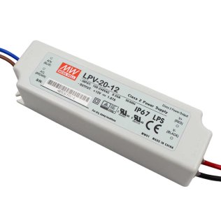 Alimentatore per LED Mean Well LPV-20-12