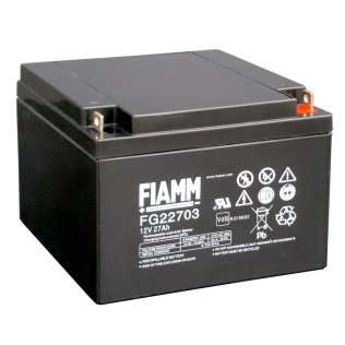 Fiamm FG22703 Batteria ermetica al piombo 12V 27Ah