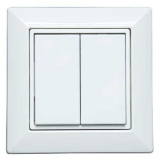Finder 013B9 YESLY Pulsante Wireless da Parete configurabile a 2 o 4 canali Bluetooth - Funzionamento senza batteria