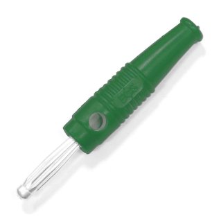 Connettore a Banana 4mm Argentata Verde Büschel Connecting Systems