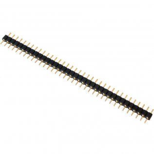 Connettore pin strip 36 poli passo 2.54mm con Pin Torniti Dorati Kontek 4719518136400