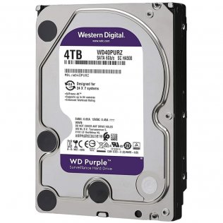 WD Purple 4 TB HDD Hard Disk per Videosorveglianza WD40PURZ SATA 6Gb/s