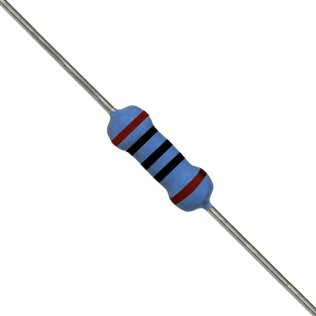 Resistenza 100 Ohm, 1/4W, 1%, Metal Film