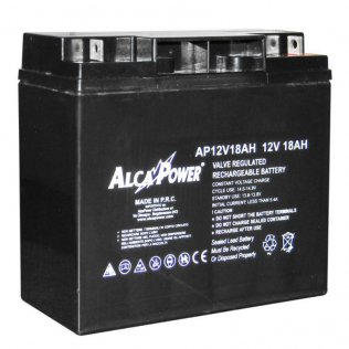 Batteria Ricaricabile al Piombo 12V 18Ah AlcaPower AP12V18AH - 204042