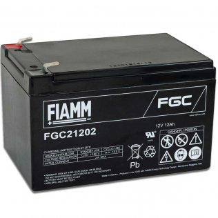 Fiamm FGC21202 Batteria Ricaricabile 12V 12Ah al piombo uso ciclico