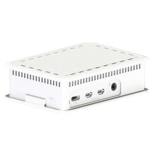 Case per Raspberry Pi 4 Bianco raffreddato da fessure di areazione TEKO TEKBERRY 4.40