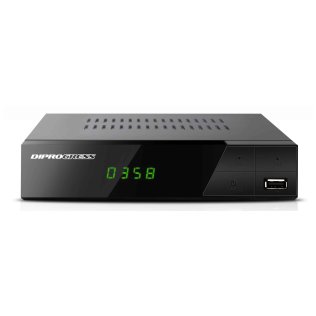 DiProgress DPT209 HD Decoder Digitale Terrestre DVB-T2 con Telecomando Universale per TV