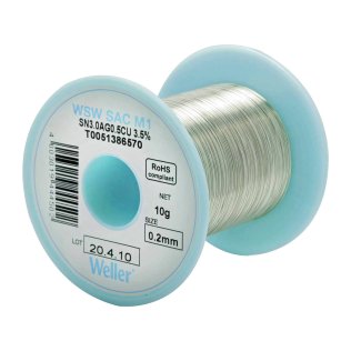 Weller WSW 0,2mm Stagno SAC M1 10g