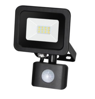 Faro a LED per Esterno 230V 10W 850lm 4000K con sensore PIR