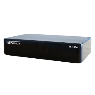 Teknomak TK1804 Decoder DVB-T2 4K con Android TV e Wi-Fi