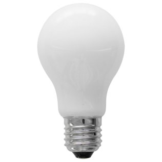 Lampadina a LED E27 8W 230V Vetro Bianco Luce Naturale 4000K