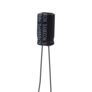 Condensatore Elettrolitico 1uF 450VDC 6,3x11mm p2.5mm Samxon EKM105M2WE11RRSHP