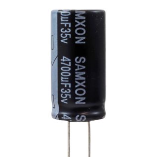 Condensatore elettrolitico 4700uF 35V 105° 18x35mm p7.5 SAMXON KM 4700U/35V