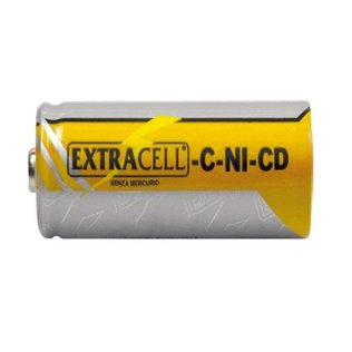 Batteria Ricaricabile Mezza Torcia C 2200mAh NiCd Extracell