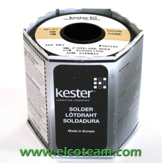 KST1-63 Rotolo Stagno Sn63Pb37 1,0mm 500gr
