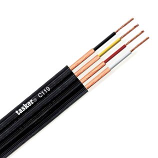 Piattina schermata divisibile per riproduzione sonora e elettronica 4x0,14 Tasker C119