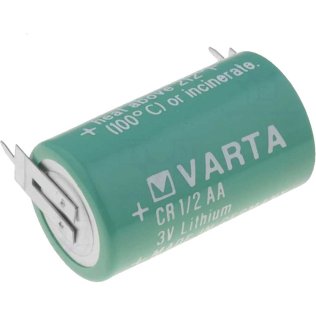 Batteria litio CR1/2AA 3 Volt da PCB Varta 6127701301