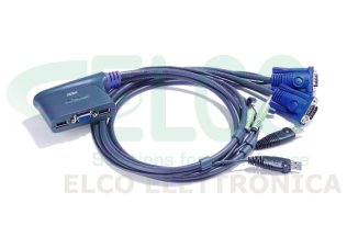 KVM switch 2 porte USB Aten CS62US