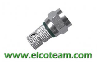 Connettore F ad avvitare per cavo 6,8 mm serie Twist On MicroTek