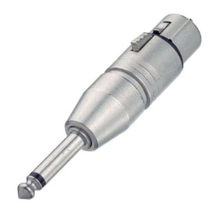 Neutrik NA2FP Adattatore Presa XLR 3 poli - Spina Jack 6,3mm Mono