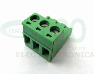 Morsetto Femmina 3 poli passo 5mm STELVIO CPF